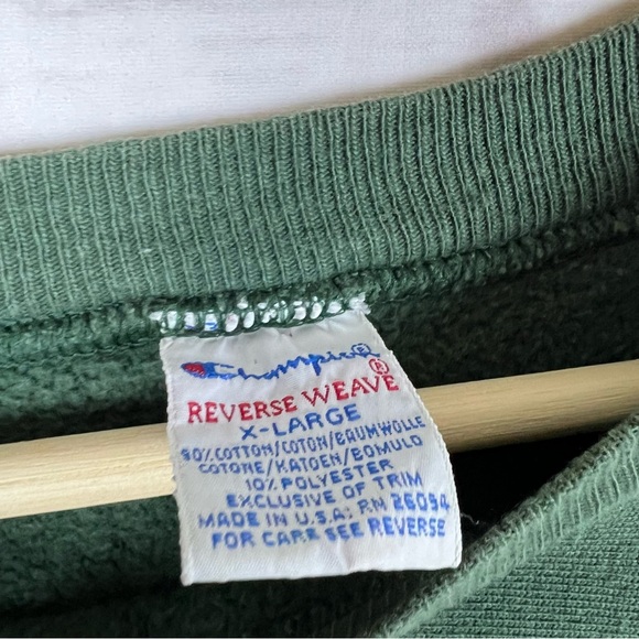 Vintage 1990s Seattle SuperSonics NBA Champion Reverse Weave Sweatshirt XL - Picture 5 of 5